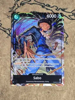 One Piece Card Game Sabo Alternate Art PRB02-014 Super Rare NM English - Image 1