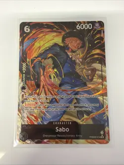 SABO - One Piece TCG PRB02-014 - AA Alt Art Super Rare SR - Image 1