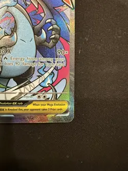 Mega Charizard X ex 023 Pokemon TCG Me: Mega Evolution Black Star Promo Holo - Image 5