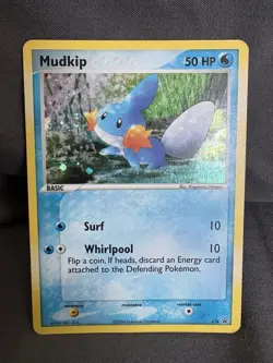 2004 Pokemon Card Mudkip Black Star Promo 018 Holo TCG Near Mint - Image 1