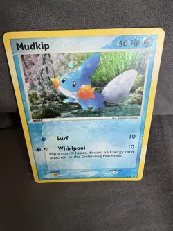 2004 Pokemon Card Mudkip Black Star Promo 018 Holo TCG Near Mint - Image 2