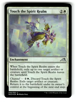 Touch the Spirit Realm Kamigawa: Neon Dynasty 40 NM FOIL - Image 1