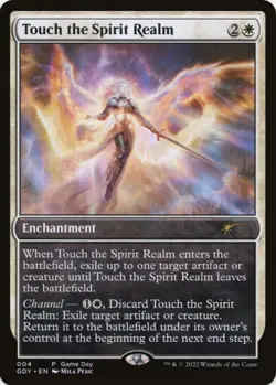 1 x Touch the Spirit Realm - Gameday Promo - LP - MTG - Image 1