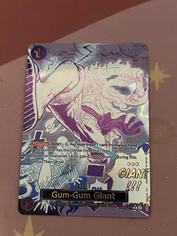 Gum-Gum Giant OP09-078 Luffy One Piece English Manga Card The Best vol.2 PRB-02 - Image 1