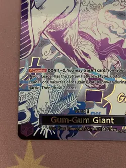 Gum-Gum Giant OP09-078 Luffy One Piece English Manga Card The Best vol.2 PRB-02 - Image 4