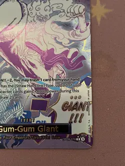 Gum-Gum Giant OP09-078 Luffy One Piece English Manga Card The Best vol.2 PRB-02 - Image 5