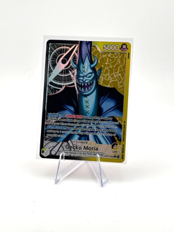 OP14 The Azure Sea's Seven Foil Gecko Moria OP14-080 (Alternate Art Leader) - Image 1
