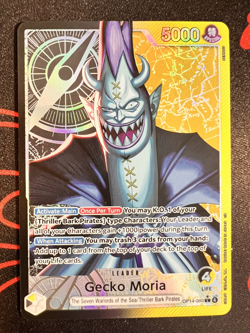 Gecko Moria - OP14-080 (Alternate Art) OP14-080 The Azure Sea's Seven Foil NM - Image 1