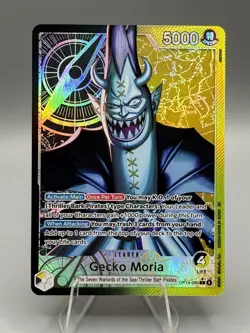 Gecko Moria - OP14-080 (Alternate Art) OP14-080 The Azure Sea's Seven Foil - Image 1