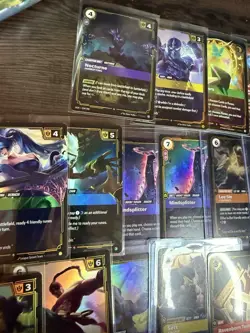 League of Legends Riftbound TCG Card Lot of 30+ Rare Foil Holo Cards English NM - Image 2