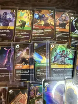 League of Legends Riftbound TCG Card Lot of 30+ Rare Foil Holo Cards English NM - Image 3