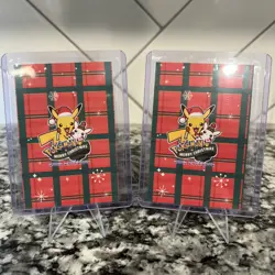 Pokemon 2024 Card Database Christmas Set Mario & Luigi Pikachu Set - Image 2