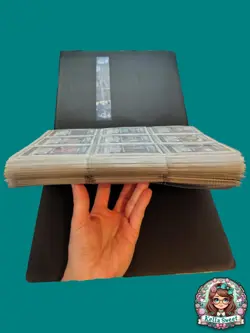 A Lot Of 600-700 Star Trek CCG Trading Cards (Sleeved Inside Black Binder) - Image 1