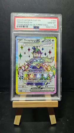 Terapagos ex 165 Sv: Scarlet & Violet Black Star Promo Card PSA 10 - Image 1