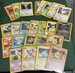 Vintage Pokemon Card Lot - 1st Edition, Unlimted- Base, Neo Genesis - Image 1