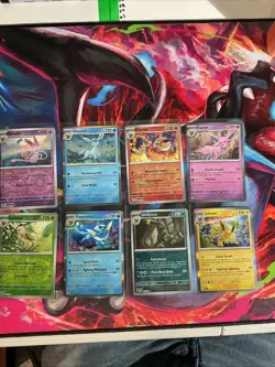 Eeveelutions Complete Prismatic Evolutions Pokemon Cards Bundle Lot Of 8 - Image 1