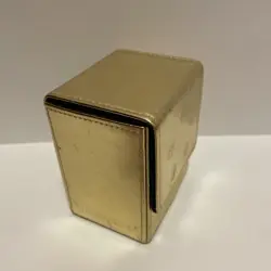 MTG Magic the Gathering Ultra Pro commander deck box gold leatherette flip box - Image 2