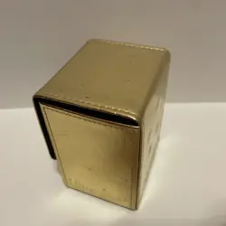 MTG Magic the Gathering Ultra Pro commander deck box gold leatherette flip box - Image 4