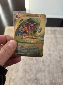 Lorcana Holofoil - Wrong Lever! (Enchanted) - 216/204 / NM / English - Image 3