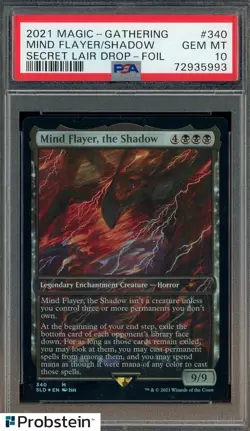 2021 MTG Secret Lair Drop Foil #340 Mind Player The Shadow PSA 10 GEM MINT - Image 1