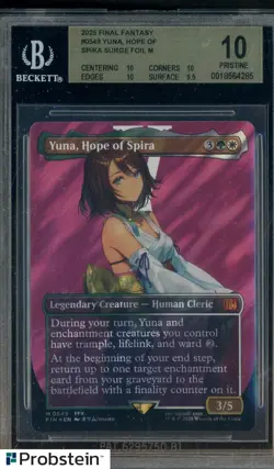 #1 2025 MTG Final Fantasy Surge Foil #0549 Yuna Hope of Spira BGS 10 PRISTINE - Image 1