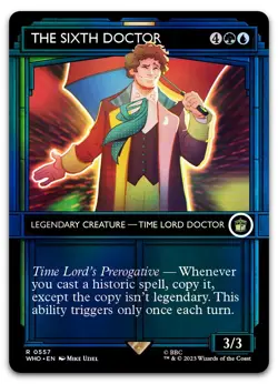 The Sixth Doctor (Showcase) #557 (Foil) (NM) Doctor Who WHO Magic MTG - Image 1