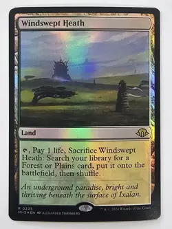Windswept Heath Foil - Modern Horizons 3 MTG Magic the Gathering - Image 1
