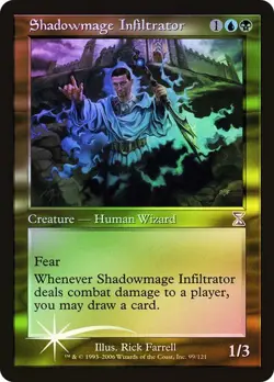 Time Spiral Timeshifted MTG Foil Shadowmage Infiltrator Magic - Image 1