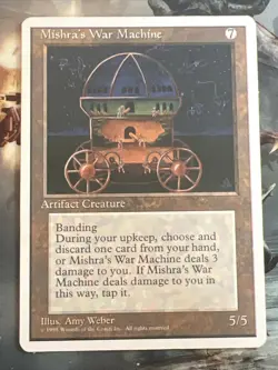 1x Mishra's War Machine 4th Fourth Edition LP MTG Magic the Gathering x1 MKE - Image 1