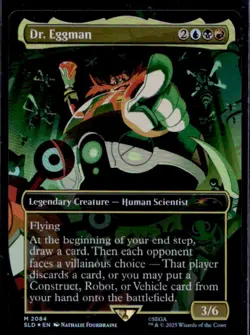 2025 Magic MTG SLD Secret Lair Sonic Borderless Dr Eggman #2084 - Image 1