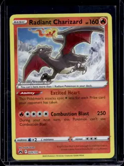 2023 Pokemon SWSH Crown Zenith Radiant Charizard #020/159 - Image 1