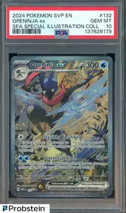 2024 Pokemon SVP EN SFA Special Illustration Collection #132 Greninja ex PSA 10 - Image 1