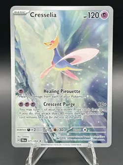 Pokemon TCG Cresselia Holo Illustration Rare Full Art SV Shrouded Fable 071/064 - Image 1