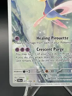 Pokemon TCG Cresselia Holo Illustration Rare Full Art SV Shrouded Fable 071/064 - Image 3