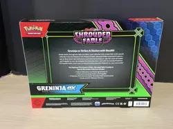 POKEMON SHROUDED FABLE GRENINJA EX SPECIAL ILLUSTRATION COLLECTION BOX SEALED - Image 2