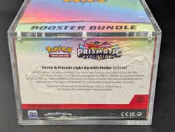 Pokemon SV8.5 Prismatic Evolutions Sealed Booster Bundle Display W/Acrylic Case - Image 3