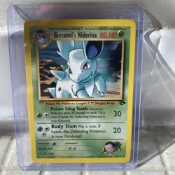 Pokemon TCG Giovanni's Nidorina 44/132 Unlimited Uncommon Gym Challenge - Image 1