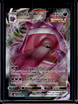 2021 Pokemon SWSH Fusion Strike Gengar VM #157/264 - Image 1