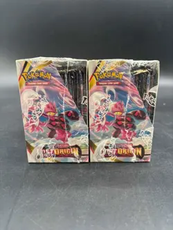 Auction #1 Lot of (2) Pokemon TCG SWSH Lost Origin Booster Box Sealed - Image 3