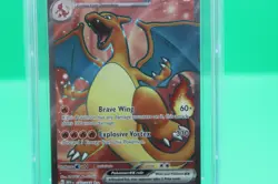 Pokemon Charizard ex 183/165 Full Art Holo Scarlet & Violet 151 CGC 10! - Image 4