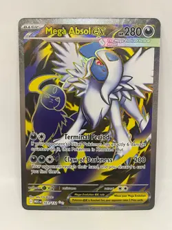 Mega Absol ex Ultra Rare Pokemon TCG Mega Evolutions 161/132 - Image 1
