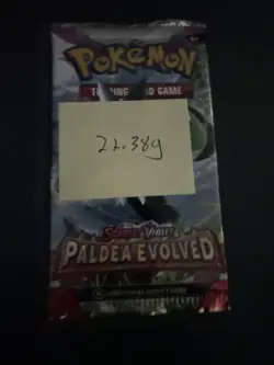 Heavy 22.38g Pokemon Sealed Paldea Evolved Booster Pack - Image 4