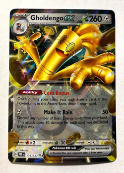Pokemon Paradox Rift - GHOLDENGO EX - DOUBLE RARE - 139/182 - NM/M - Image 1