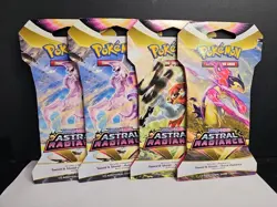 Pokemon Sword & Shield: Astral Radiance - Sleeved Booster Pack Lot Of 4 - Image 1