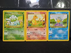 Pokemon TCG French Base Set 1st Edition 1999 Bulbizarre Salameche Carapuce Lot - Image 2