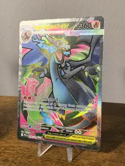 Pokemon Mega Charizard X EX 109/094 Full Art Ultra Rare Holo Phantasmal Flames - Image 2