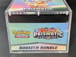 Pokemon SV8.5 Prismatic Evolutions Sealed Booster Bundle Display W/Acrylic Case - Image 5
