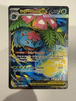 Pokemon TCG - Mega Venusaur EX 155/132 Mega Evolution - NEAR MINT - Image 1