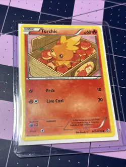 Pokemon TCG Torchic RC5/RC25 Legendary Treasures: Radiant Collection Holo Card - Image 1