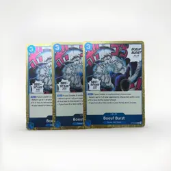 OP12-060 Boeuf Burst FOIL Rare Legacy of the Master One Piece Near Mint R x3 - Image 1
